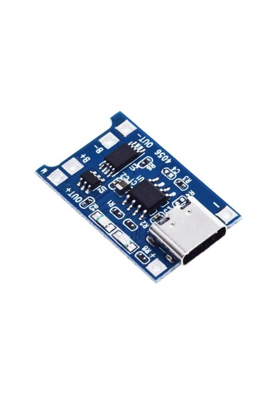 TP4056 Korumalı Type-C USB Girişli Şarj Modülü