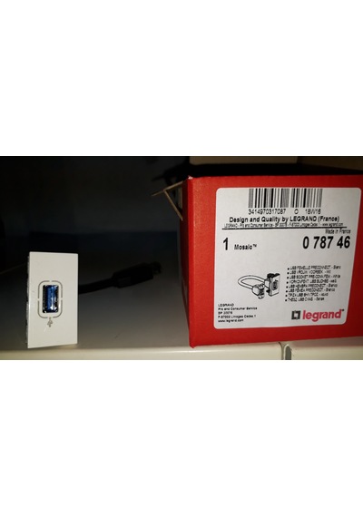 078746 Legrand Önceden Sonlandırılmış Dişi Usb Prizi