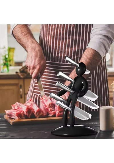Sn-29170 Siyah Çok Amaçlı Mutfak Tezgah Üstü Bıçak Tutucu Stand Organizer Diğer