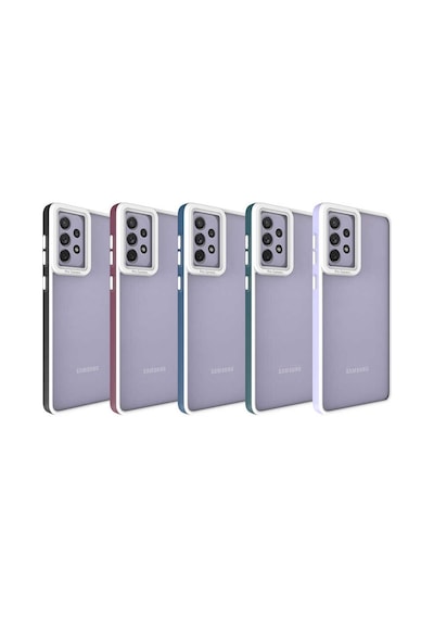 Zore Galaxy Uyumlu A73 Kılıf Mima Kapak - Siyah Siyah