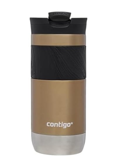 Byron Pro Snapseal Termos Bardak 470ml Karamel Açık Beyaz