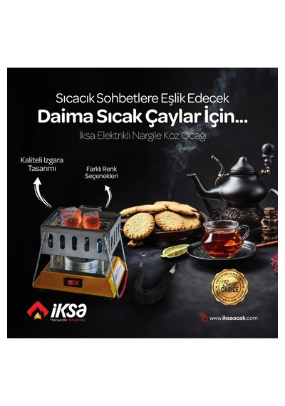 İksa Elektrikli Nargile Köz Ocağı