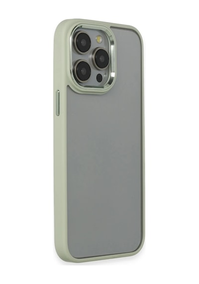 Newface Apple iPhone Uyumlu 14 Pro Max Kılıf Power Silikon Semeglbl - 82 - Yeşil