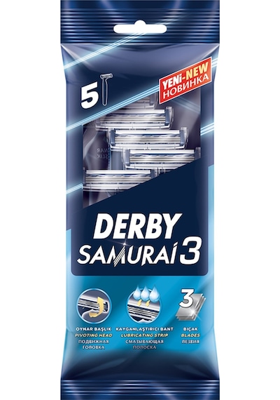Derby Samurai 3 5'li Poşet 4'li Avantaj Paketi Mıchu