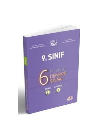Editör 9. Sınıf 6 Fasikül Deneme 3+3 -  Editör