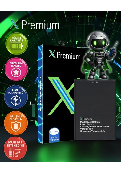 Xpremium Reeder P13 Blue 2022 Batarya Pil Süper Yüksek Kalite 3950 Mah