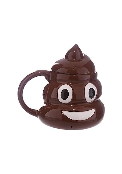 Kaka Emoji Kupa Bardak Tasarım Kupa Dekoratif Hediyelik Genel