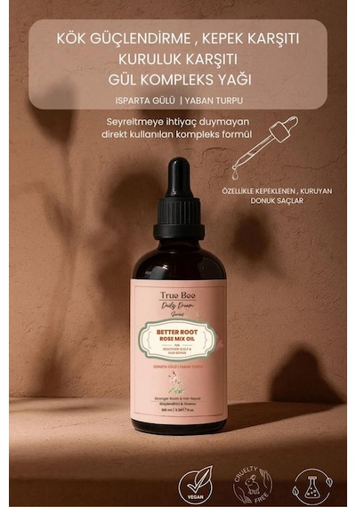 True Bee Rose Mix Kompleks Yağ 100 Ml