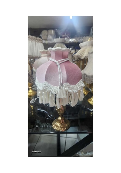 Klasik Abajur Bronz Ayak 51cm.