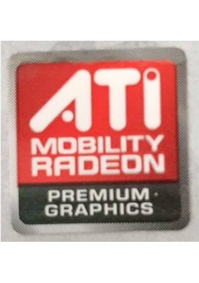 OEM Ati Mobility Radeon Permium Graphic Sticker Etiket D98