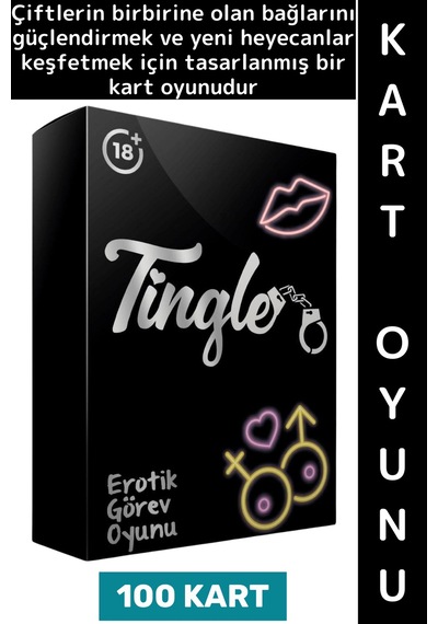 Kartoyunu Eğlenceli Romantik Keyif Vakit Sürpriz Görev Etkinlik Sevgili Çift İlişki 100 Kartlı Oyun