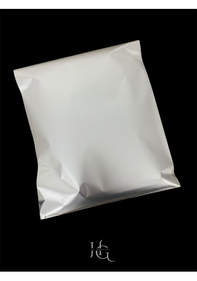 20 Adet 25x35 Cm Bantlı Metalize Lüks Hediye Paketi Poşeti, Hediye Poşeti 25x30+5 Cm, Gümüş