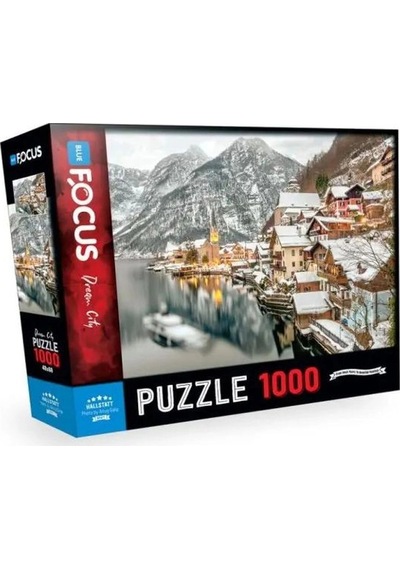 Hallstat Puzzle 1000 Parça Mavi Lale