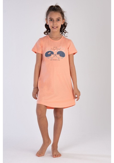 Vienetta Yake Store Kız Cocuk P.suprem O Yaka Kısa Kol Etegı Oval Tunık 11-12/15-16 - 14-1419tcx Pembe