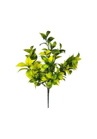 Yapay Çiçek Sarı Yeşil Limon Yaprağı Demet Şimşir Demeti Garnitür Aradal Dekoratif Yapay Bitki Sarı