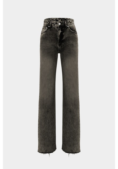 Açelyaokcu High Waist Wide Leg Kar Yıkama Geniş Paça Dikişsiz Jean Karamel Açelyaokcu High Waist Wide Leg Kar Yıkama Geniş Paça Dikişsiz Jean Karamel