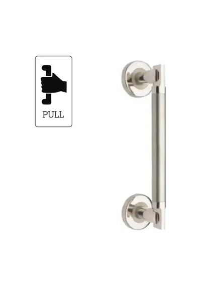 Sese Çekme Kapı Kolu Krom / Inox 25cm Ekonomik 202-03-25-18/53