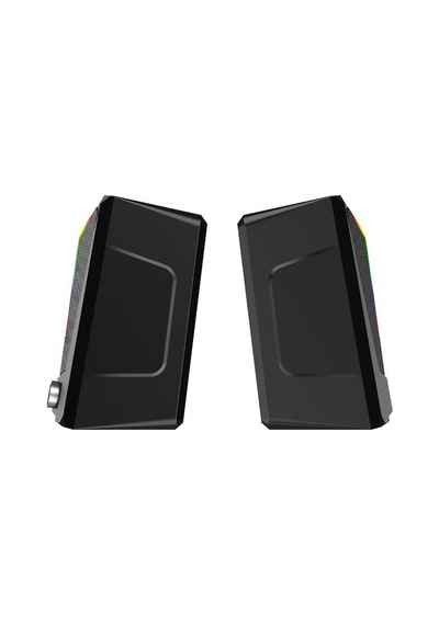 Lecoo   Ds104 Kablolu Usb + 3.5mm Jack 6w 80db Rgb Işıklı 1+1 Gaming Speaker - Hoparlör