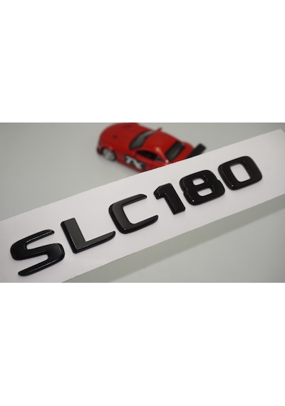 SLC 180 Bagaj Parlak Siyah ABS 3M 3D Yazı Logo
