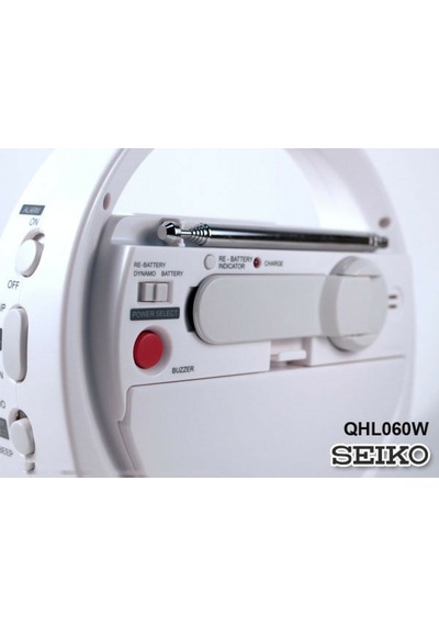 Seiko Qhl060W 15.6X17X6.3Cm Masa Saati