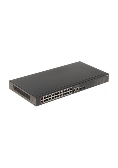 Dahua Cs4226-24et-375, 24port, Megabit, Poe 375w, 2 Port Gigabit Lan, 2 Port Sfp Gigabit Combo, Cloud Yönetilebilir, Switch