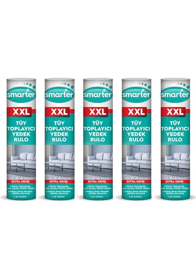 Smarter Xxl Tüy Toplayıcı Yedek Rulo 5'li