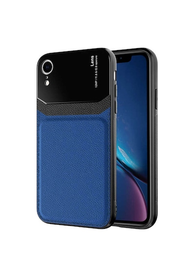 Apple Uyumlu iPhone Xr 6.1 Kılıf Zore Emiks Kapak Lacivert