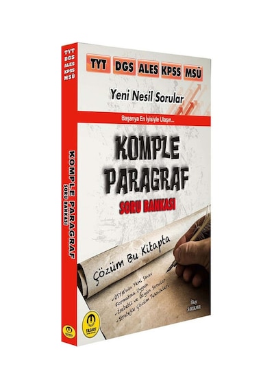 TYT DGS ALES KPSS MSÜ Komple Paragraf Soru Bankası - İlkay Sarıkaya - Tasarı Akademi
