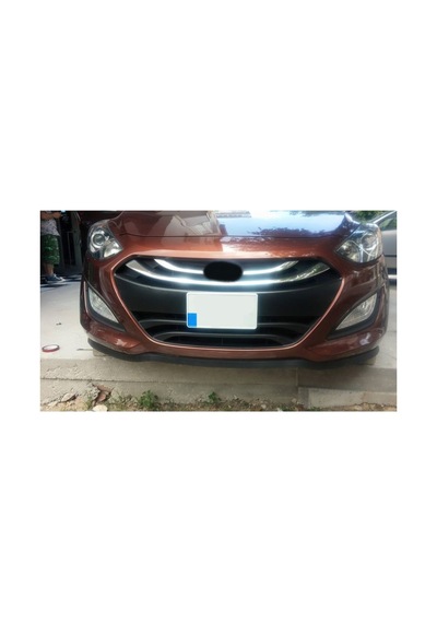 Hyundai İ30 Uyumlu Ön Lip Tampon Eki Body Kit Yumuşak Mat Siyah Kırılmaz