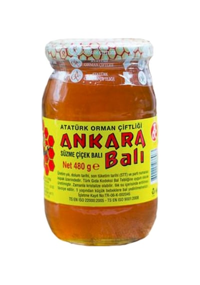 Atatürk Orman Çiftliği Ankara Süzme Çiçek Balı 480 G