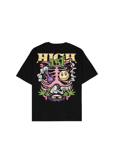 Adrift High Asf Oversize T-shirt Siyah