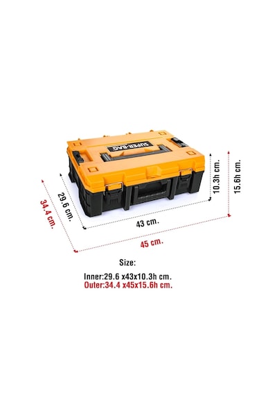 Süper Bag Master Case Organizer Süngerli Teknisyen Takım Çantası