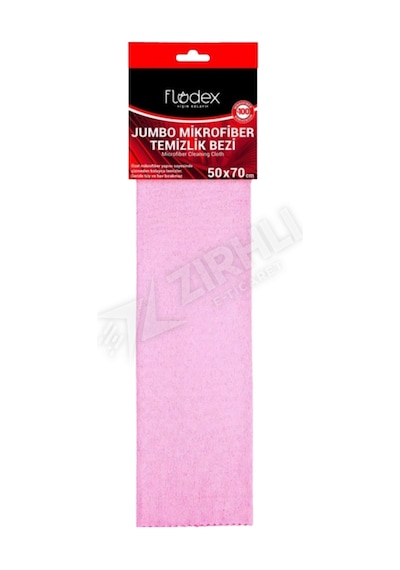 4 Adet Flodex Jumbo Mikrofiber Temizlik Bezi 50x70 Çok Renkli