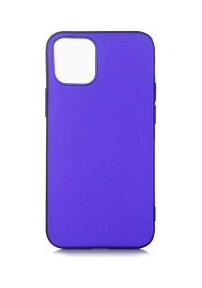 Apple Uyumlu iPhone 12 Kılıf Zore Premier Silikon Kapak Saks Mavi