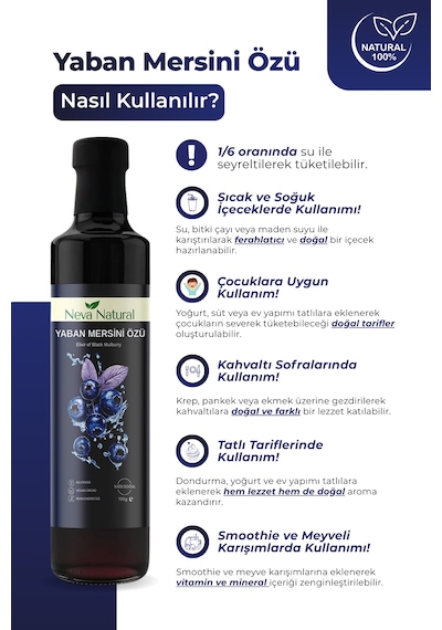 Nutriwow Yaban Mersini Özü 700 G