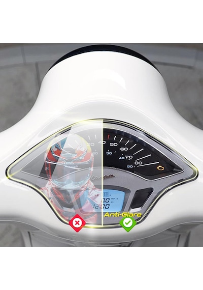 Vespa 2015-2024 Primavera 150 Gösterge Paneli İçin Anti-glare Parlama Önleyici Mat Ekran Koruyucu Belirtilmemiş