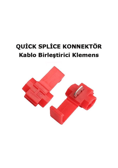 Kablo Birleştirici Klemens Quick Splice Konnektör 10 Adet