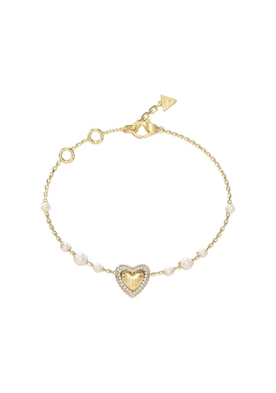 Guess Jgujubb06009jwygs Kalpli İnci Kadın Bileklik Renkli