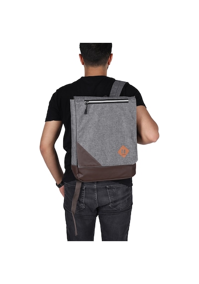 Strong 15.6 Inch Laptop Bölmeli Sırt Çantası, Okul Ve Seyahat Çan Gri (490565428)