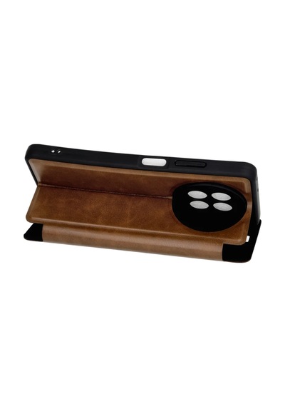 Ilkeshop Newface Realme 12 5g Kılıf Flip Cover - Taba