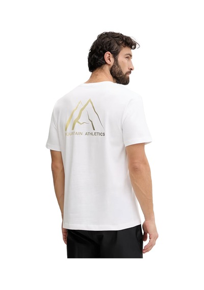 The North Face Mountain Athletics Graphic Erkek Beyaz Outdoor T-shirt Nf0a8ga4fn41