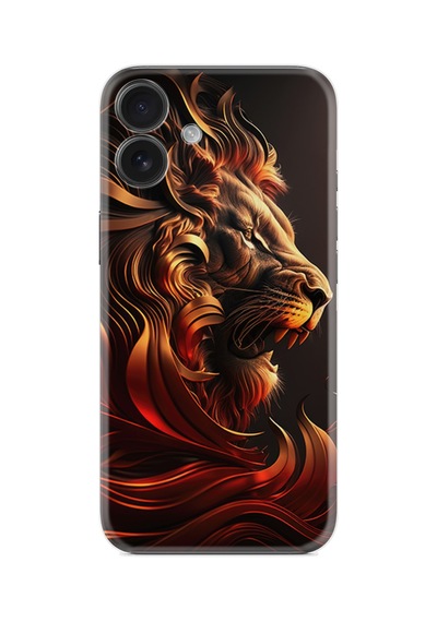 Apple iPhone Uyumlu Apple iPhone Uyumlu 16 Kılıf Boutique Baskılı Resimli Süper Arslan Pcode -072