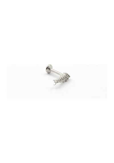 Gümüş Balık Kılçığı Tragus Helix Piercing Şık Tasarım, Anti Alerjik, Kararma Yapmaz Çok Renkli