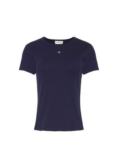 Calvin Klein Kadın Marka Logolu Günlük Kullanıma Uygun Lacivert T-shirt Lv047f233g 9eı