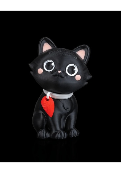Purrfect Pair Mıknatıslı Kalpli Aşık Kediler Biblo Seti 10 Cm