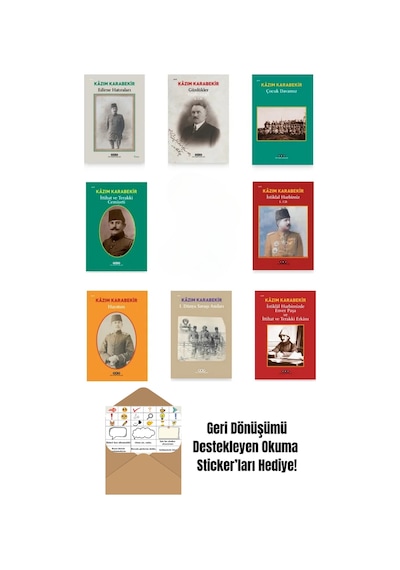 İstiklal Harbimiz - İttihat Ve Terakki Cemiyeti 8 Kitap + Okuma Sticker'ları