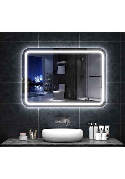 50X70 Ledli Ayna Banyo Aynası İçten Işıklı Ayna 80x60 CM