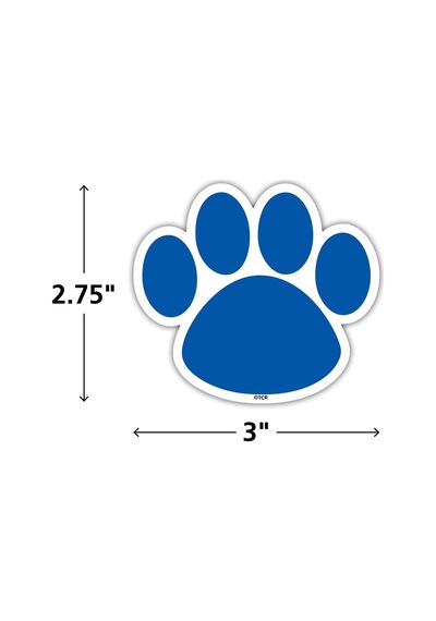 Magnetic Accents, Colourful Paw Prints 77207.0 Çok Renkli