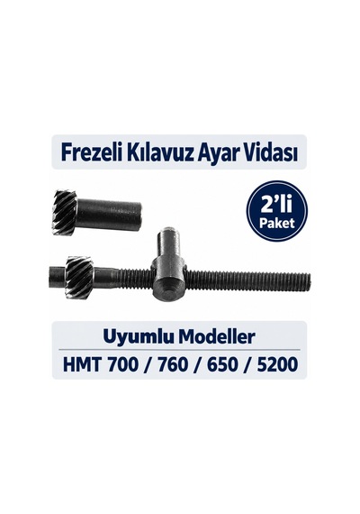 Hyundai 700/760/650 Uyumlu Frezeli Kılavuz Ayar Vidası 2 Li Paket