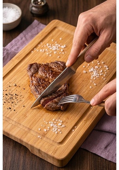 Bambum Gea - Steak Bıçağı Küçük Kahverengi